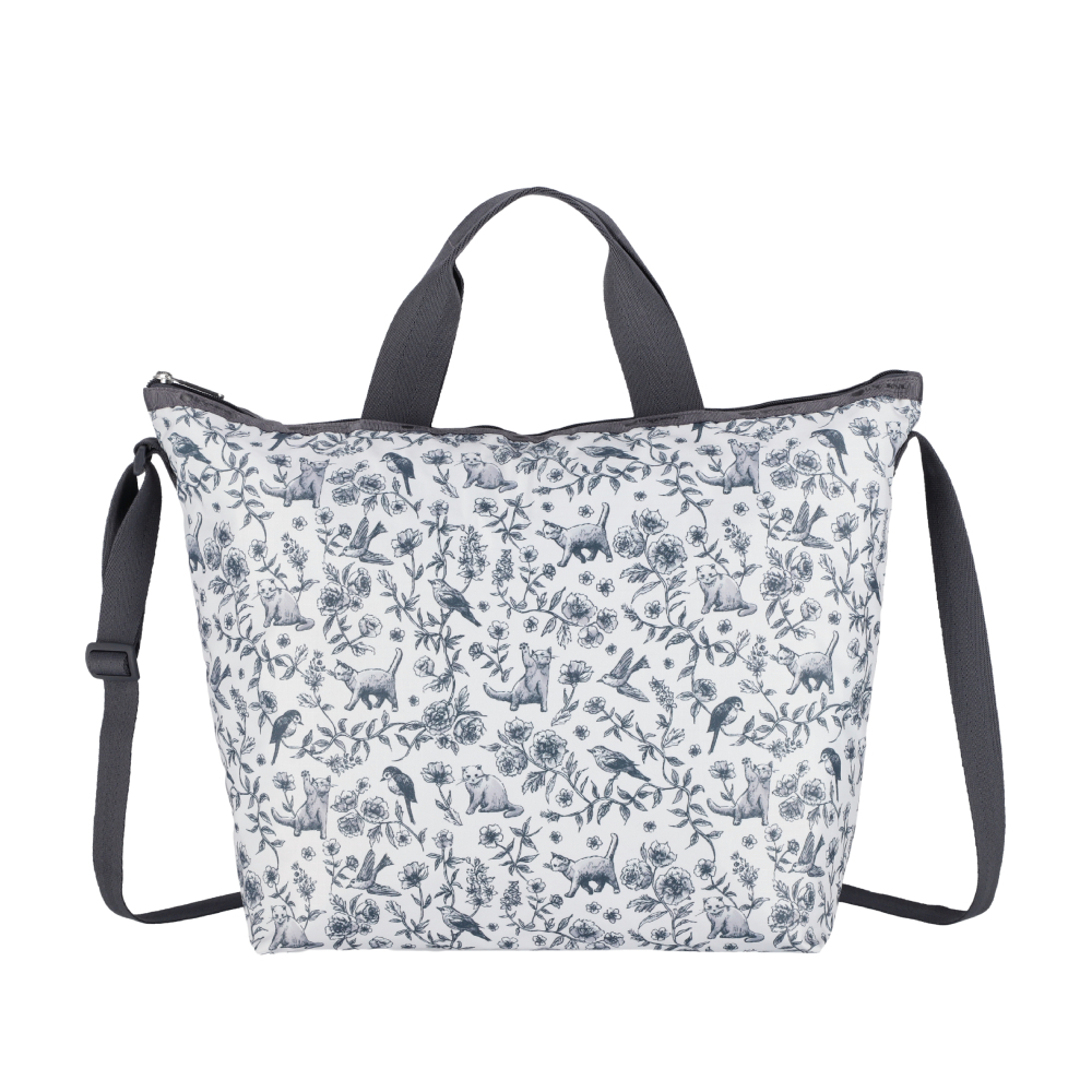 LeSportsac - DELUXE EASY CARRY TOTE 兩用托特包 - 貓鳥嬉春