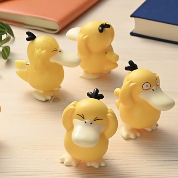 日本🇯🇵正版 可達鴨發條扭蛋  無限煩惱達鴨  Pokémon   神奇寶貝  寶可夢中心限定