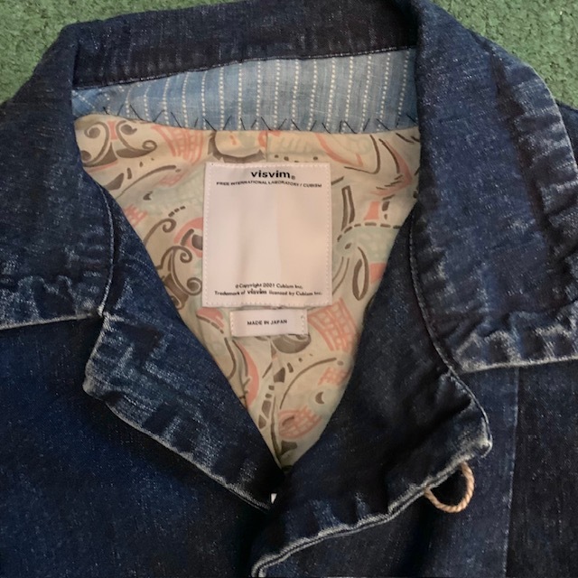 VISVIM MIES COAT INDIGO BORDER - SIZE 1 IN STOCK NOW (現貨發售中)