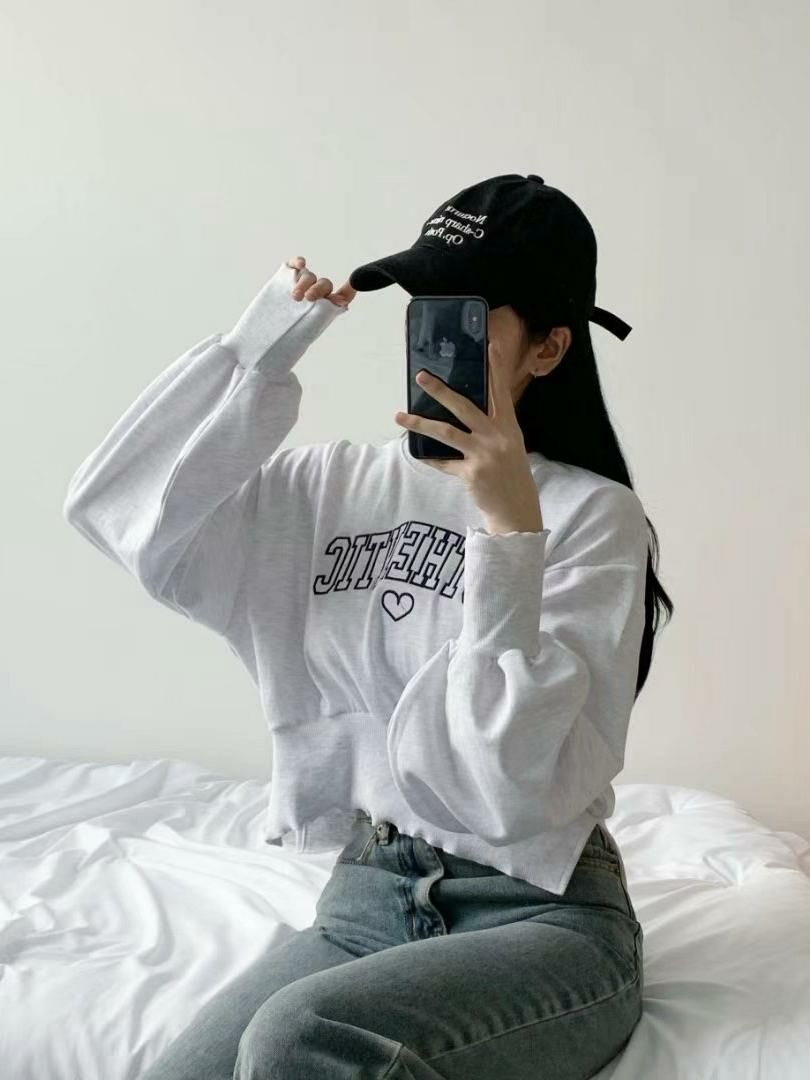 TOP#14299🤎空氣袖薄薄衛衣