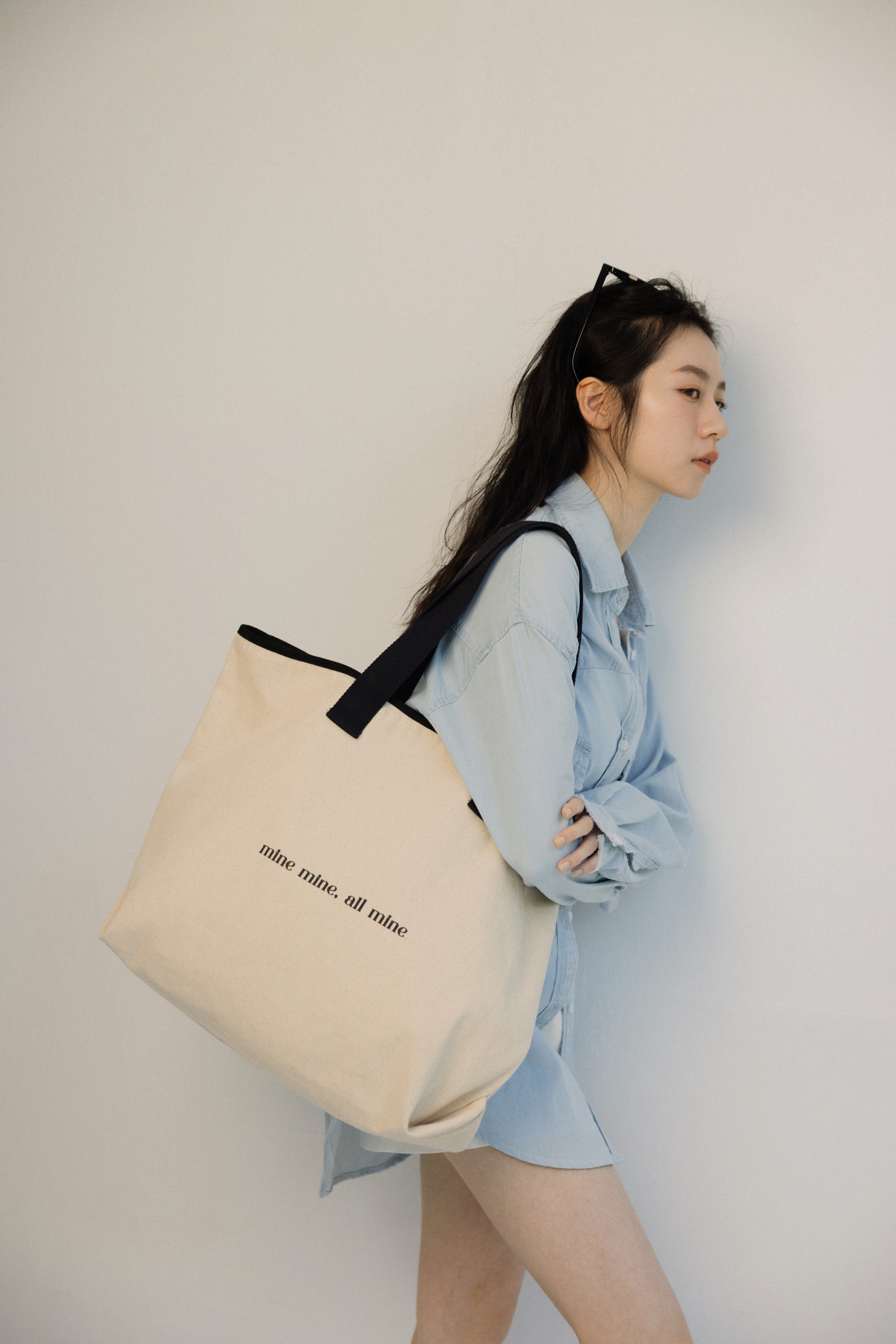 SOULIN品牌雙面帆布肩背包