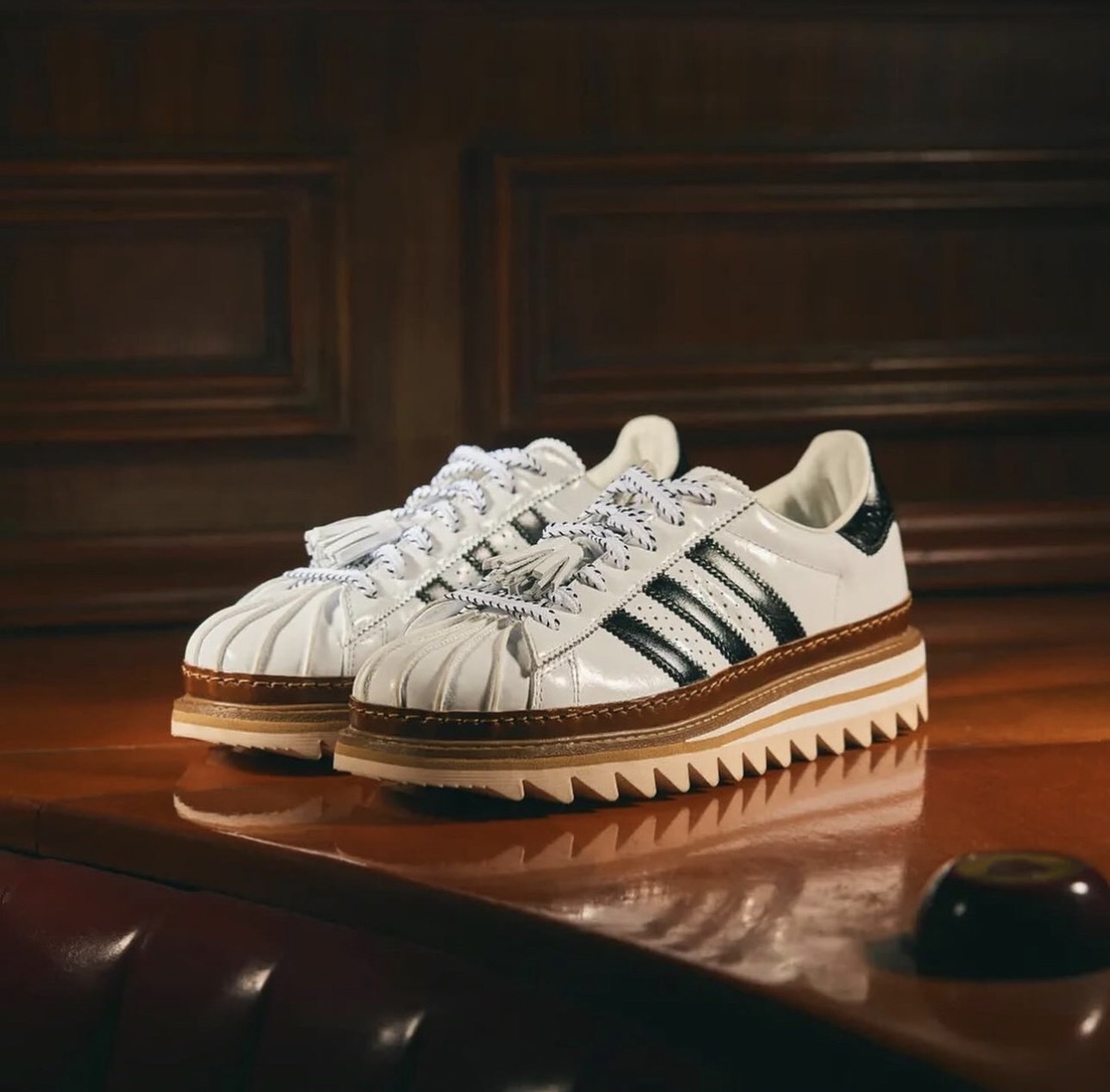 預購 ADIDAS SUPERSTAR X CLOT 陳冠希 花雕鞋