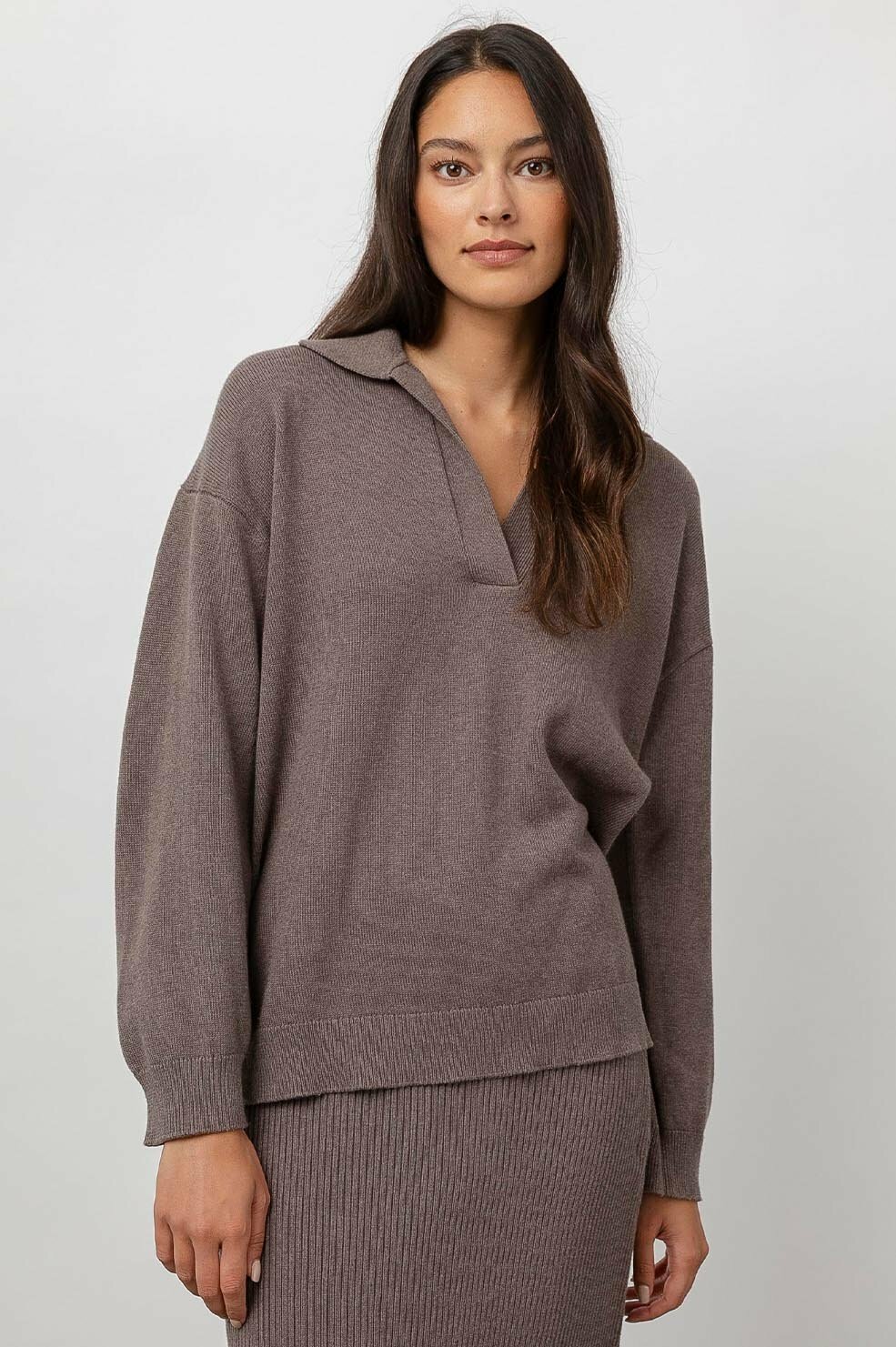 Sutton Sweater翻領針織上衣