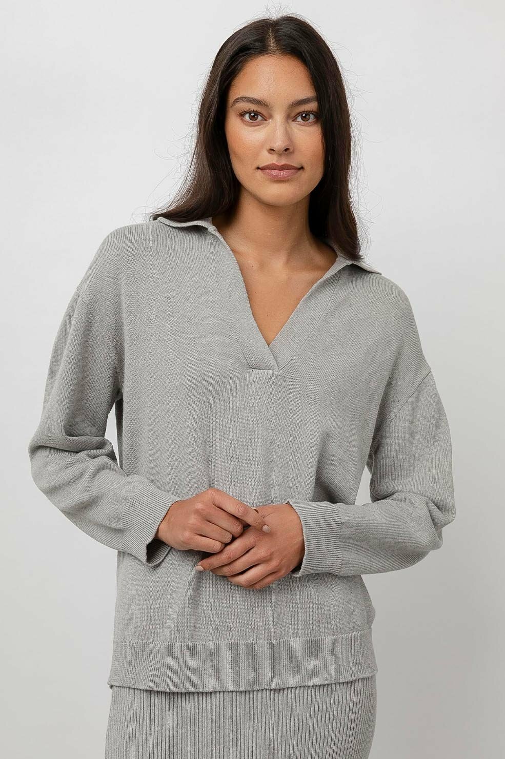 Sutton Sweater翻領針織上衣