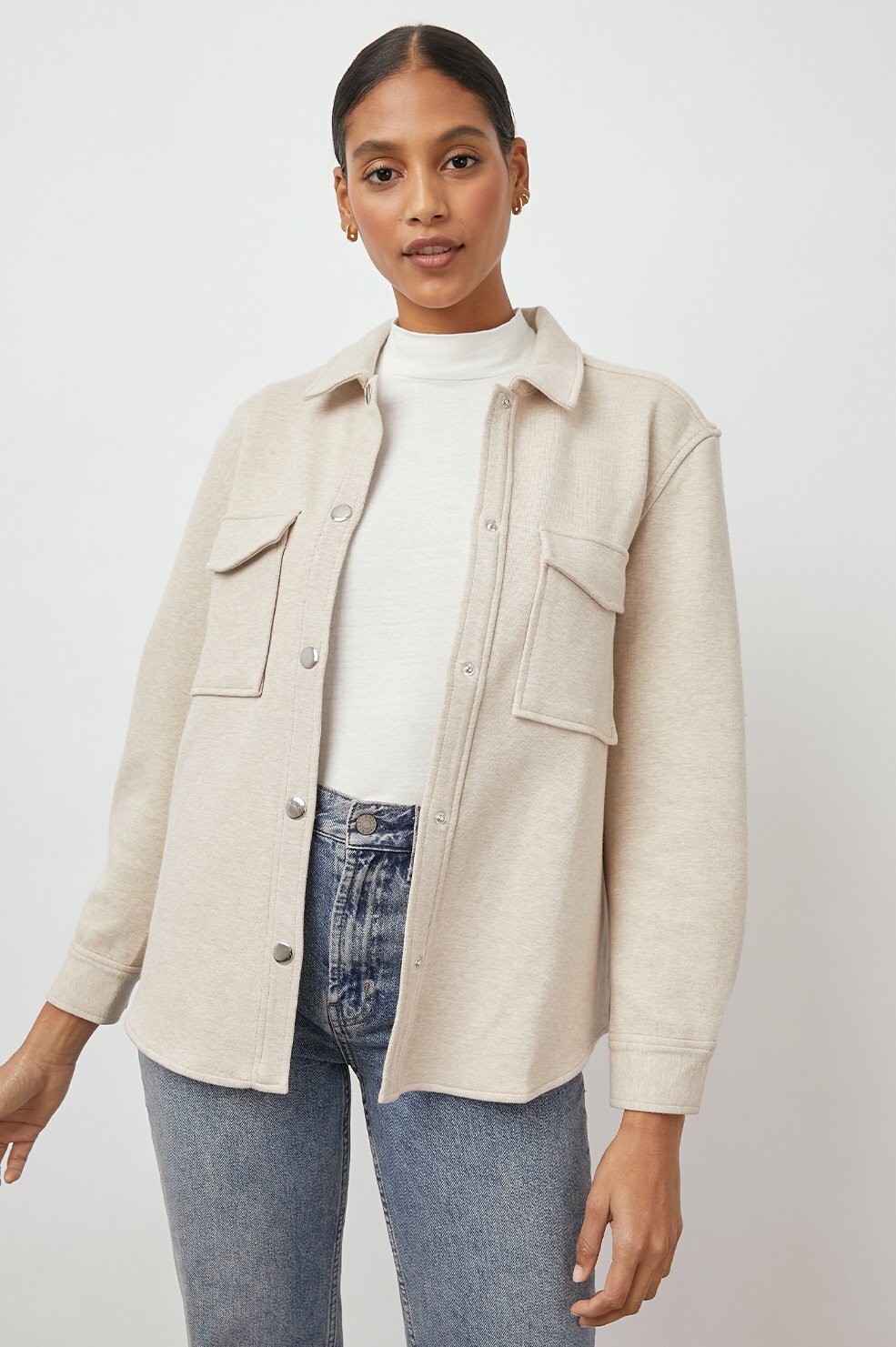 Turner Shirt Jacket 米色棉質襯衫