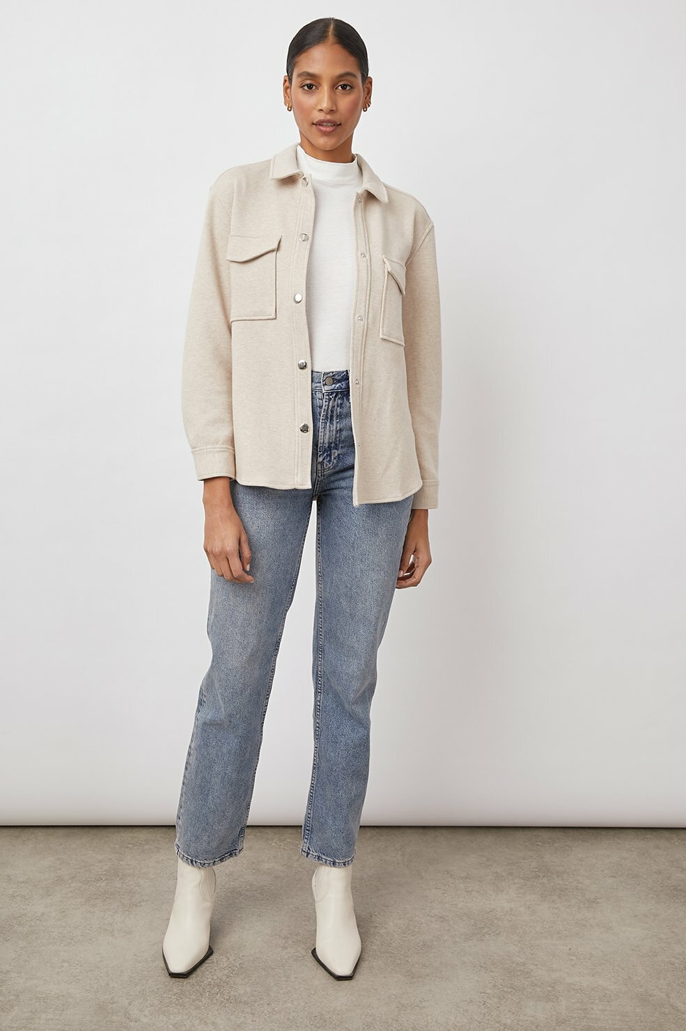 Turner Shirt Jacket 米色棉質襯衫