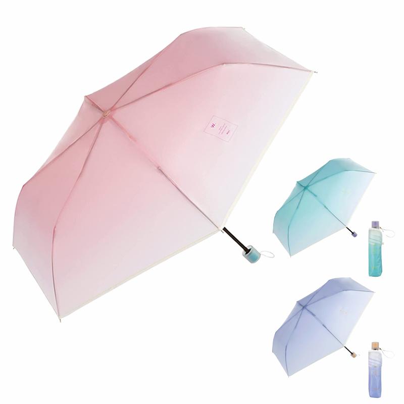 順豐免運｜Wpc. -【PT-WN 系列】Aquatic 半透明漸變摺雨傘/短遮/縮骨遮