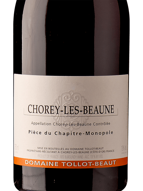 Tollot Beaut Chorey-les-Beaune Piece du Chapitre Monopole 2019