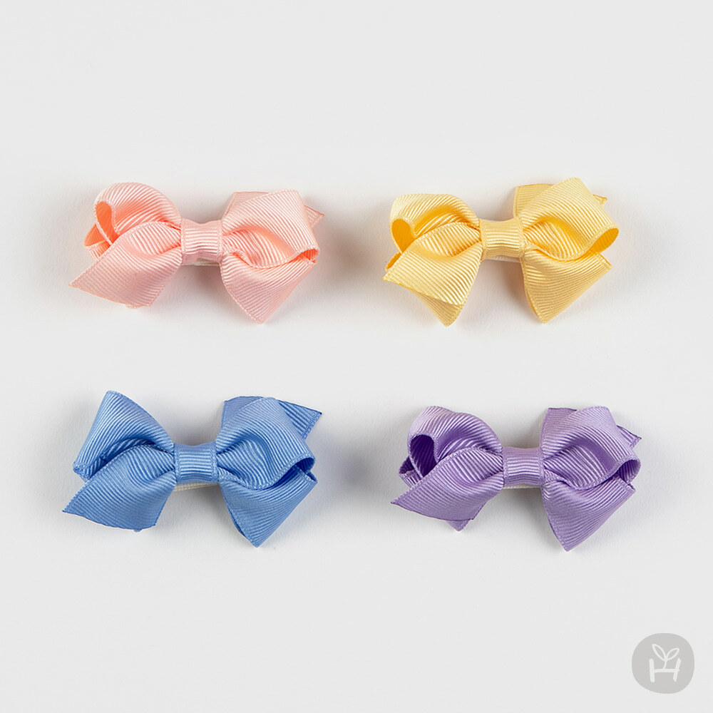 韓手工製充滿希望蝴蝶結髮夾