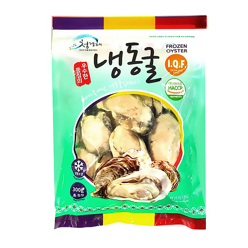 韓國IQF 單凍蠔肉 Korea IQF Oysters 16克/件, 1315件 300克/包 +/5