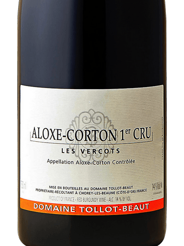 Tollot Beaut Aloxe Corton 1er Cru Les Vercots 2020