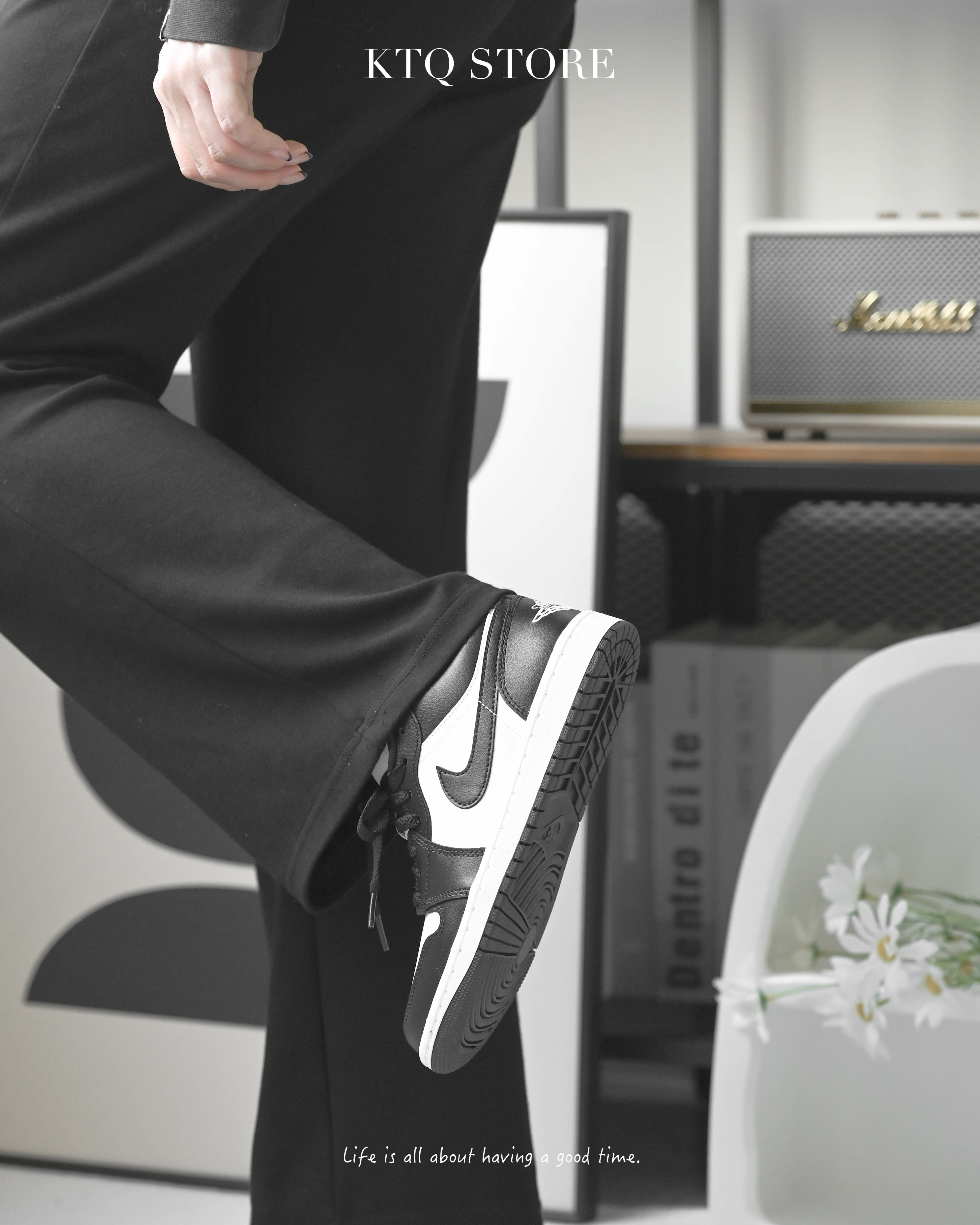 KTQ STORE ‧  Air Jordan 1 Low "Panda" 白黑熊貓 DC0774-101