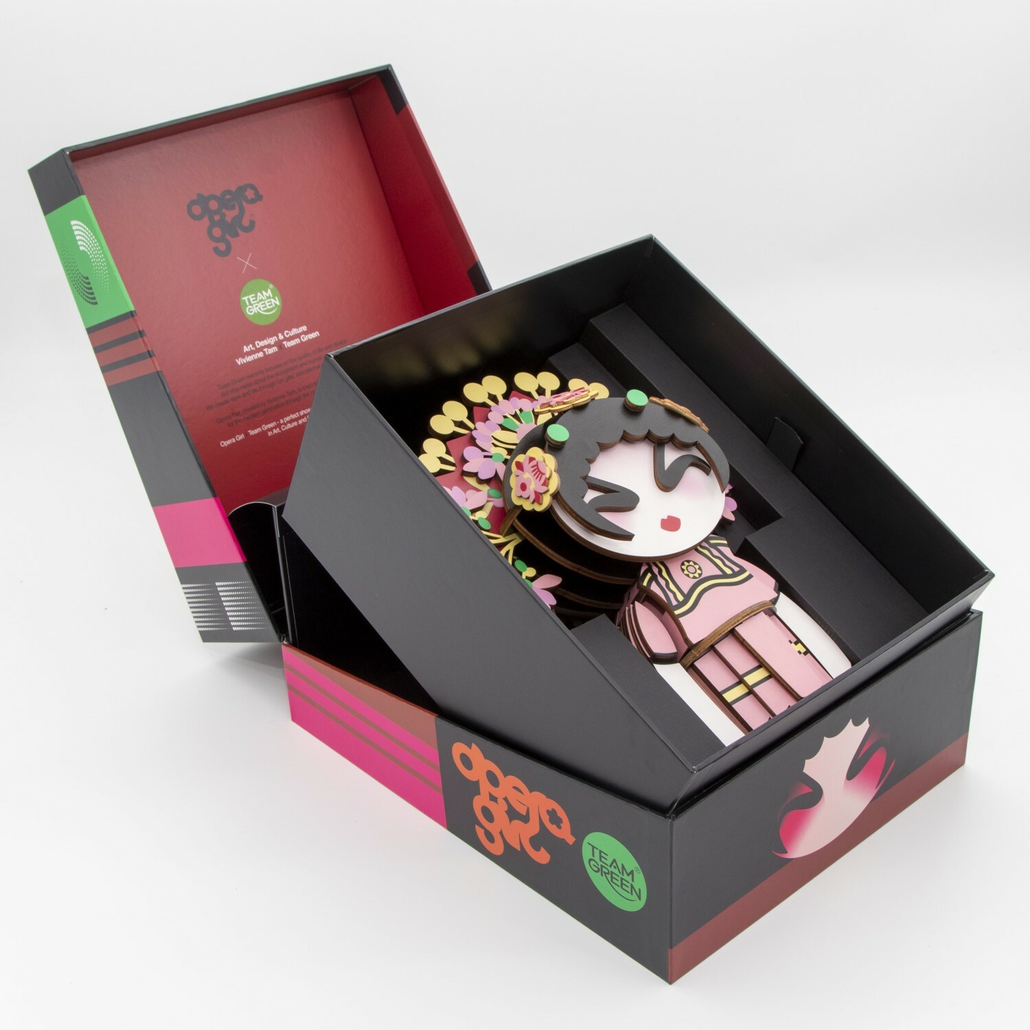 Vivienne Tam x Team Green - Opera Girl 28cm (Pink)