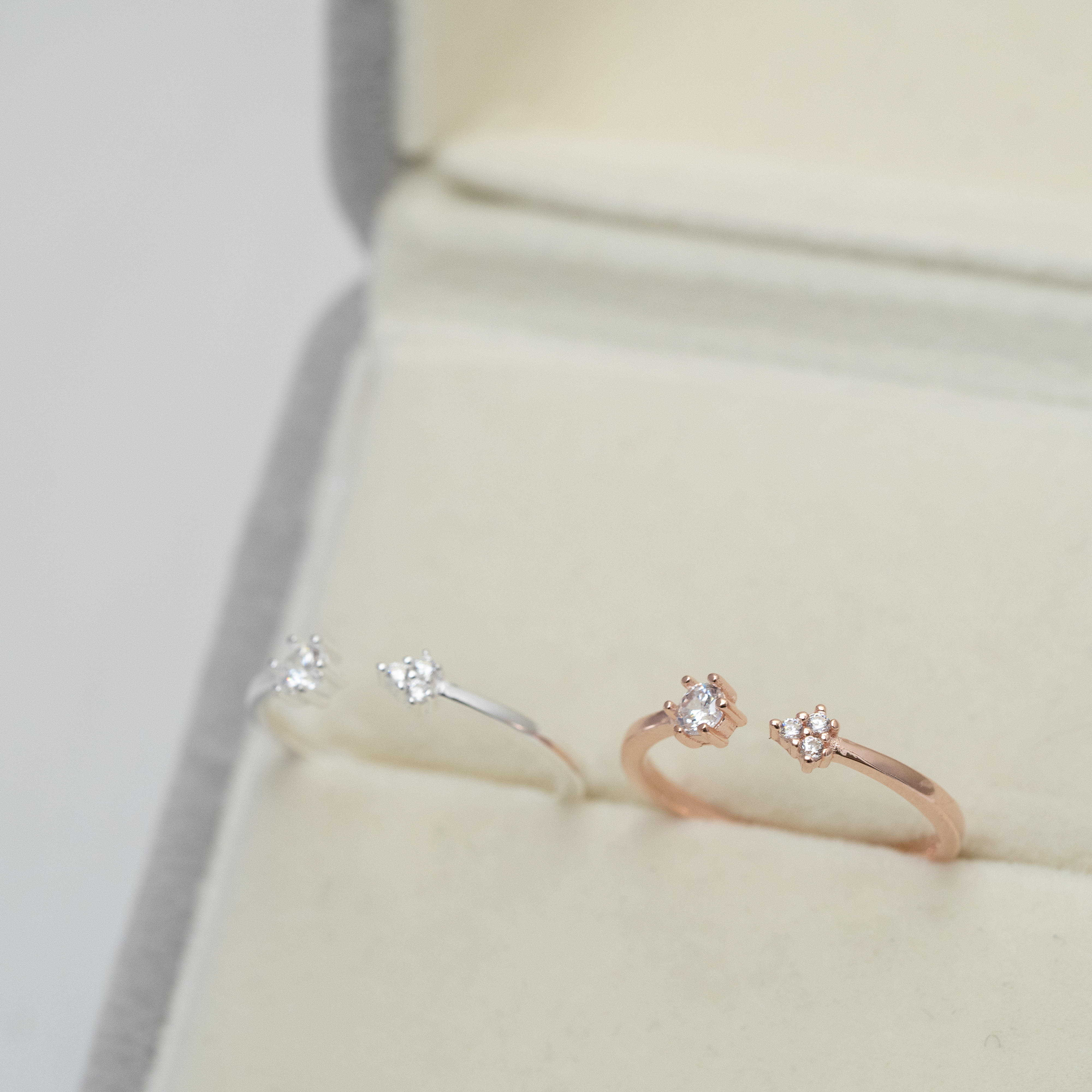 三角碎石拼圓石戒指 svr21