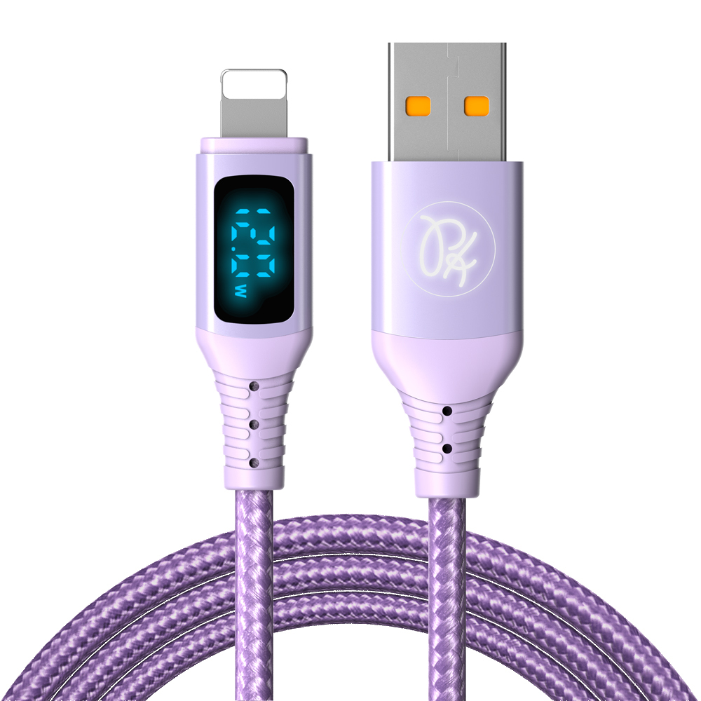 PICKOGEN 皮克全 Lightning/iPhone充電線傳輸線快充線 VAW數顯 維納斯 1.8M