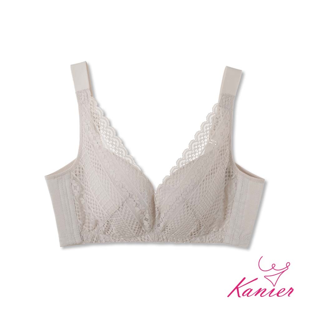 【Kanier卡妮兒】奢華胸懷．隱形拉提側片 機能型鋼圈內衣 【1312 膚 - D / E / F / G / H 罩杯】