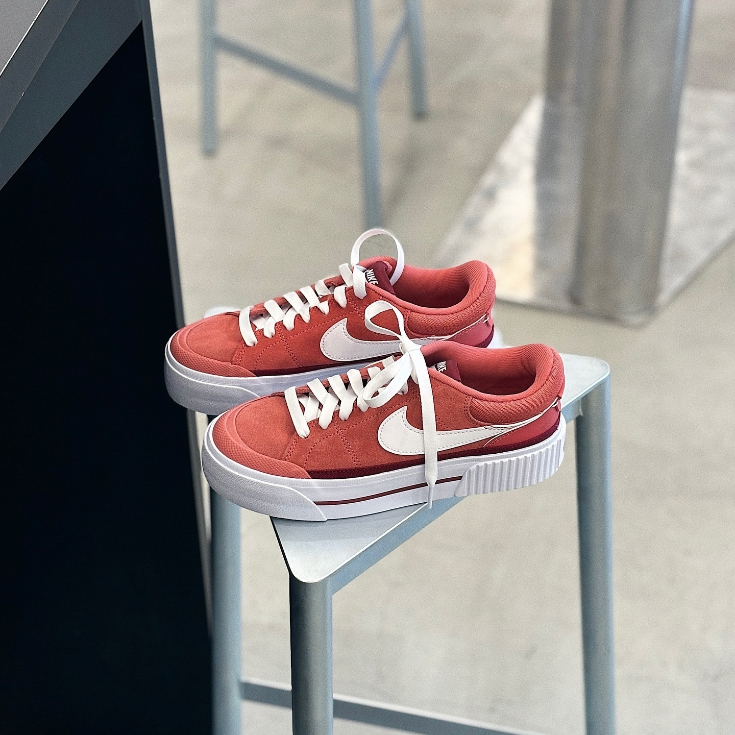 Nike Court Legacy Lift 莓果鬆糕 紅色 增高 厚底 FJ1986-600