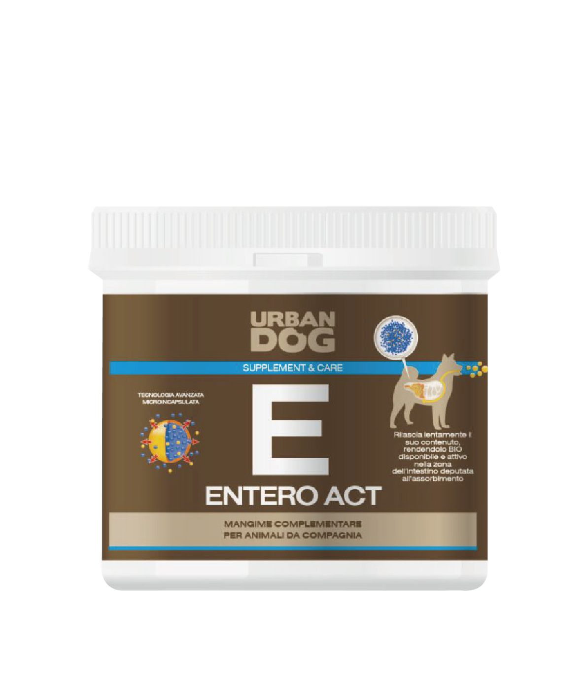 【義大利 Urban Dog】總代理-寵物專用保健食品-腸道回春營養錠  350g （30~50天週期保養劑量）犬用腸道保養品