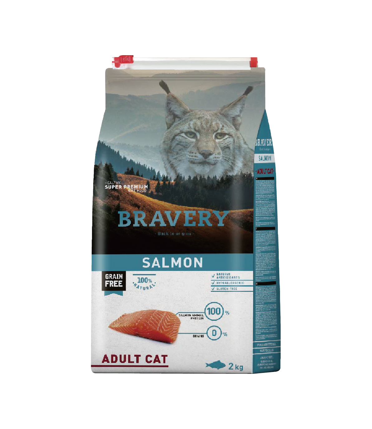 【西班牙 Bravery】總代理-焙菲力 健康食糧 (成貓) 鮭魚