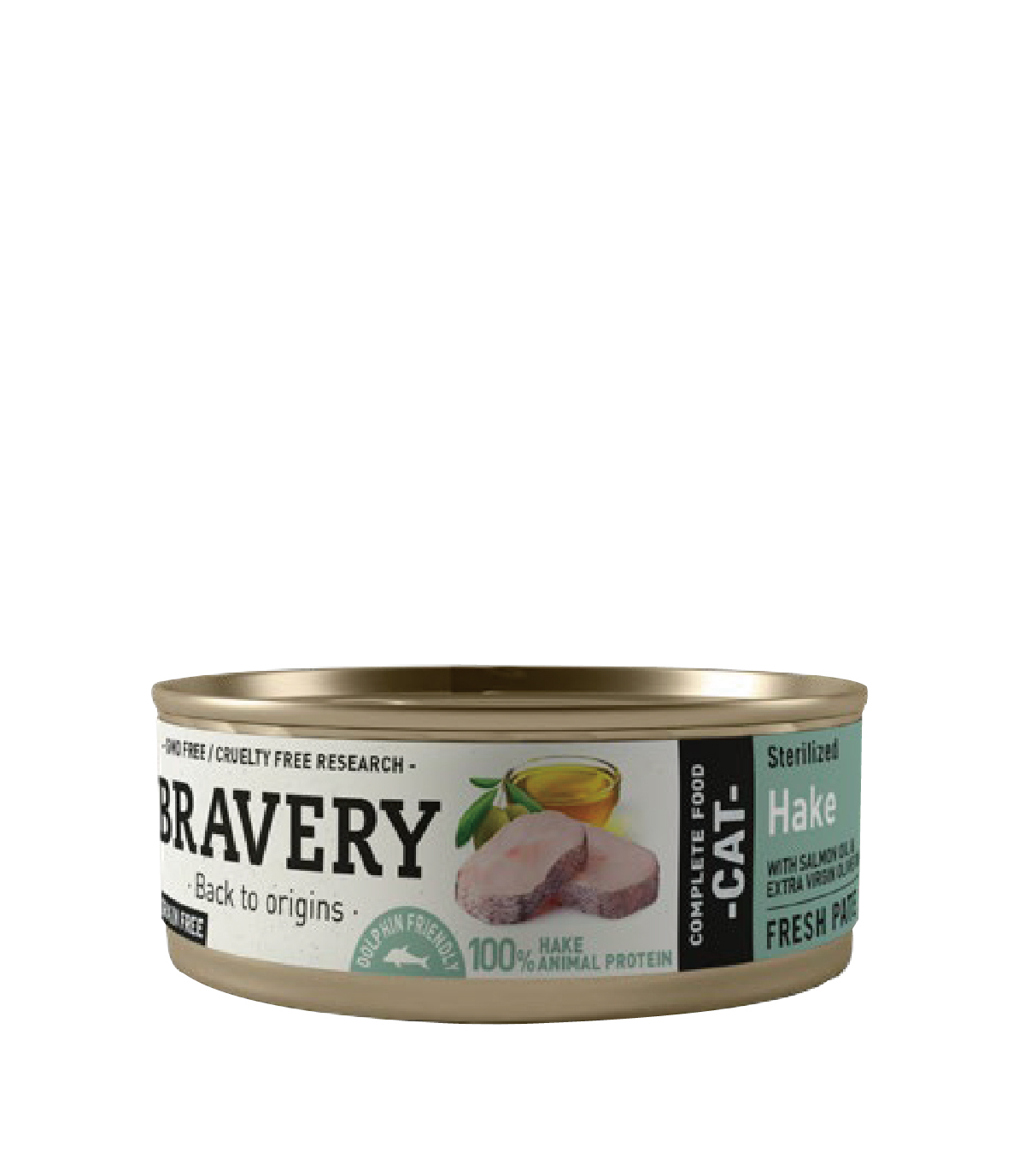 【西班牙 Bravery】總代理-原裝進口主食罐 無須鱈魚 全齡貓適用