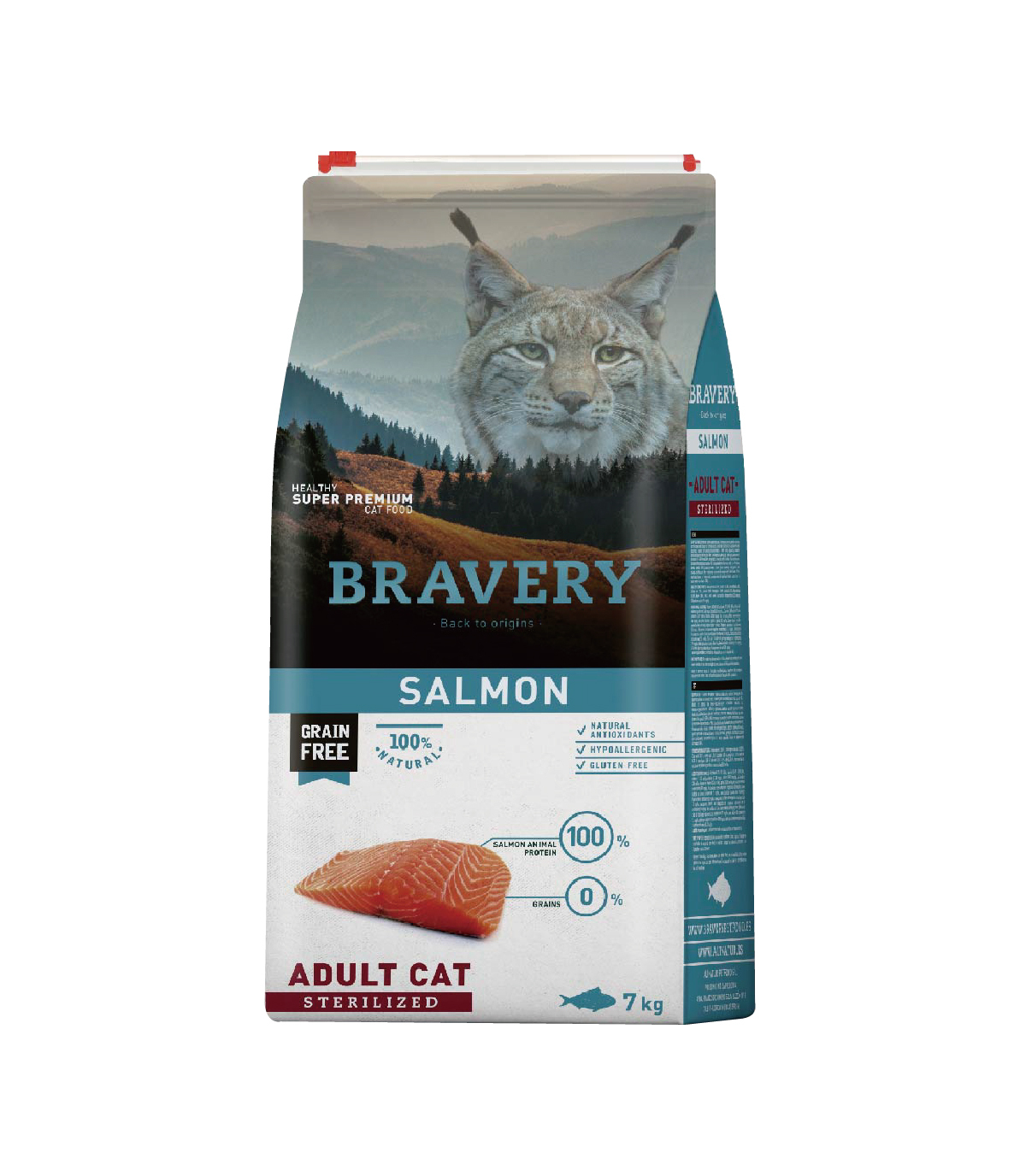 【西班牙 Bravery】總代理-焙菲力 健康食糧 (節育成貓) 鮭魚