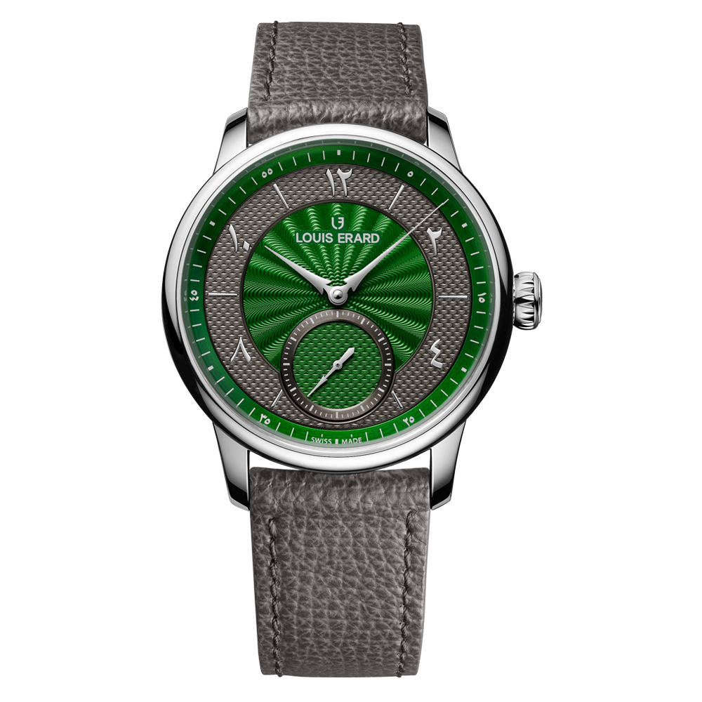Noirmont Métiers d'art Collection 藝術大師系列｜Petite Seconde Gulf Edition Guilloché 39mm Gun Green