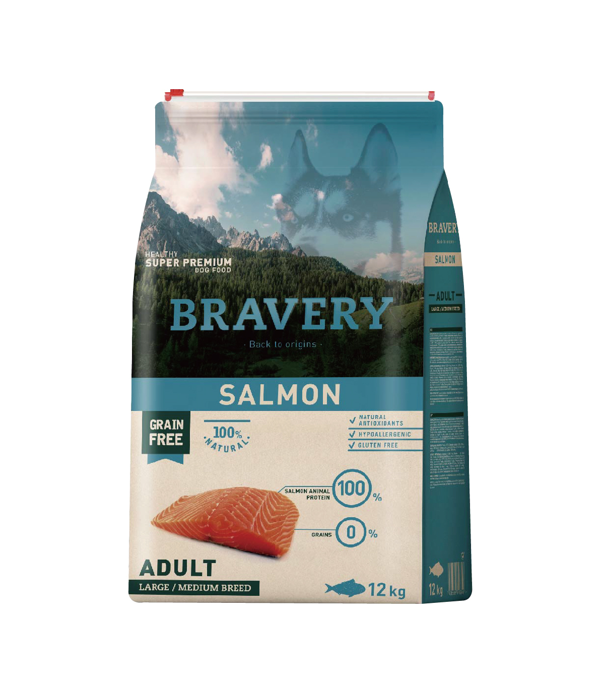 【西班牙 Bravery】總代理-焙菲力 健康食糧 (大型成犬) 鮭魚