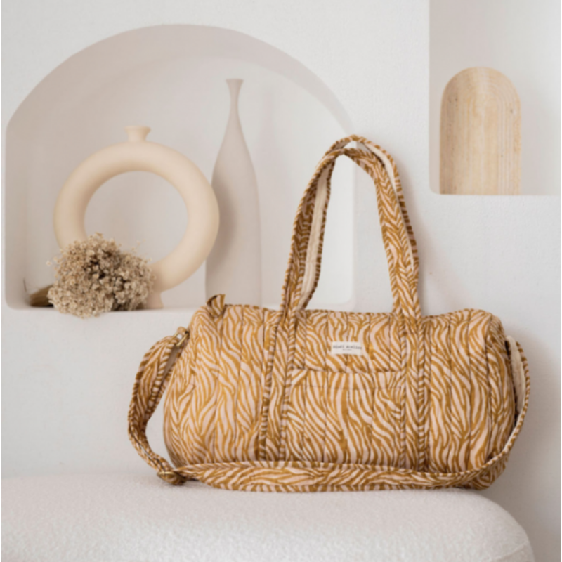 斑馬紋哈瓦那橘 | 週末包 / 保齡球包