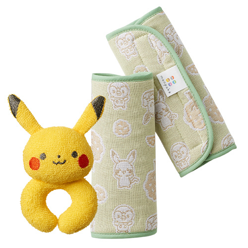 Monpoke - Pokemon 比卡超 嬰兒背帶腰帶套 撥浪鼓 禮品套裝
