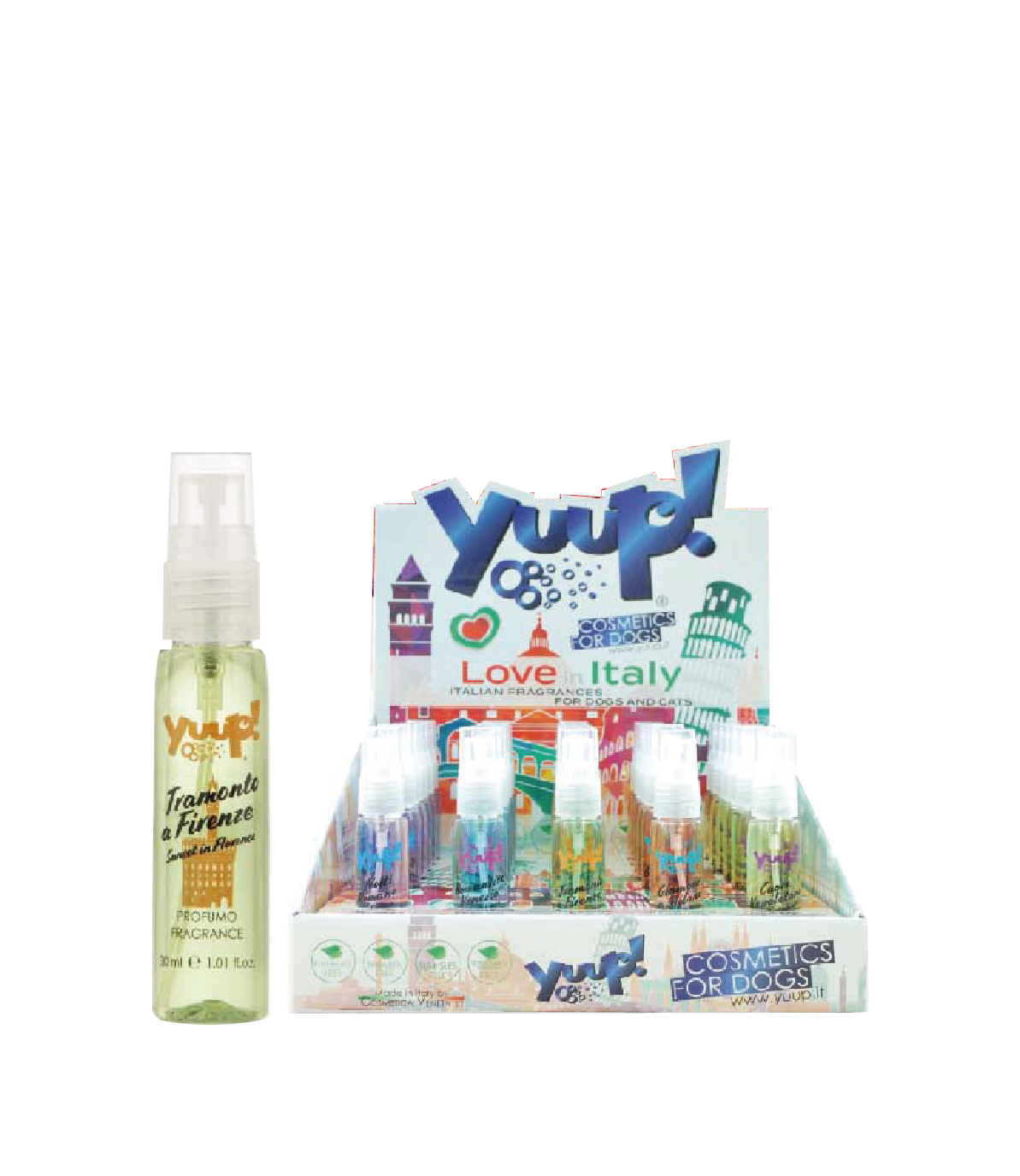 【義大利 Yuup】優瀑佛羅倫薩日落香水套裝組 犬貓適用 無酒精