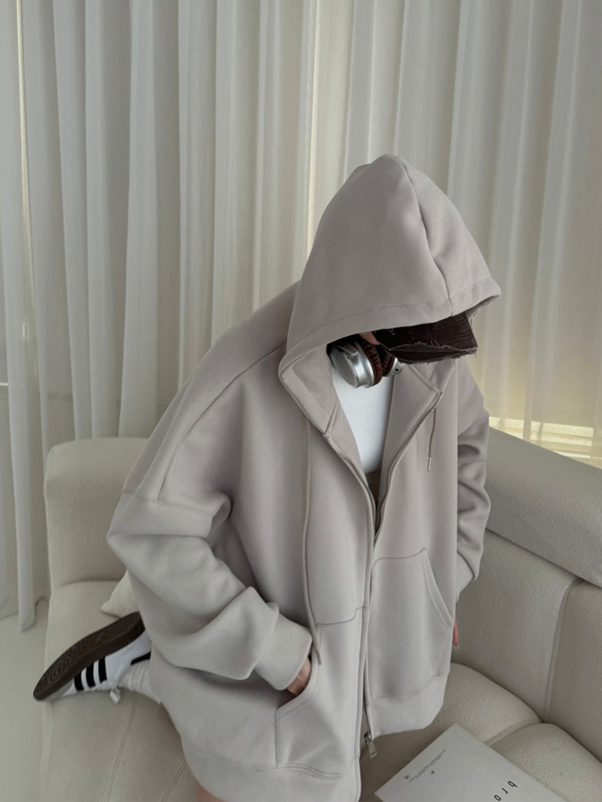 複合棉oversize連帽外套*4色