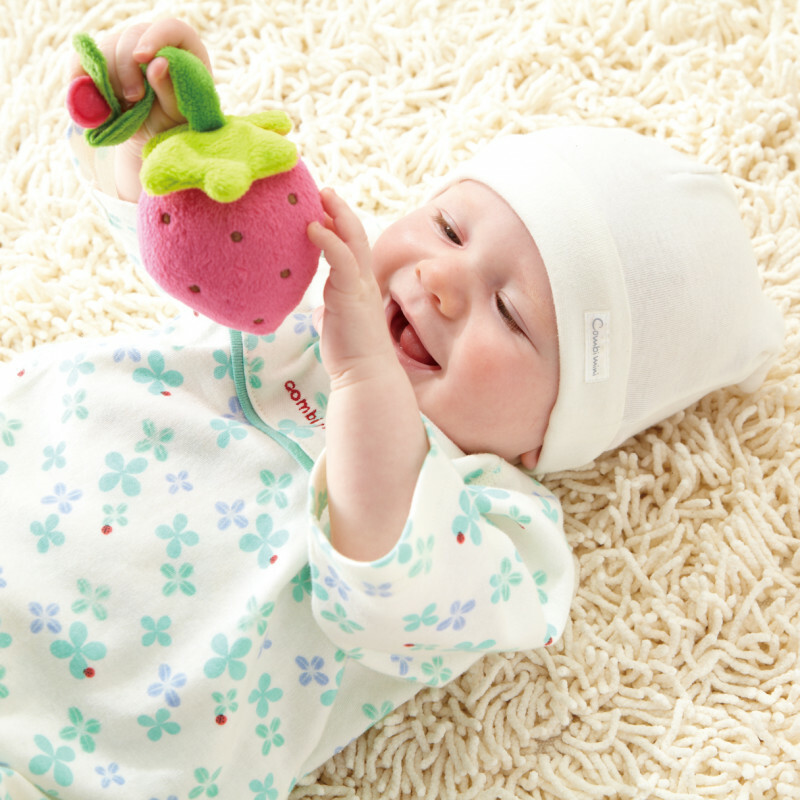 C16725 小草莓手搖鈴絨布玩具 Strawberry Ring