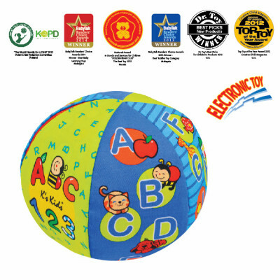 KA10621OB 字母數字發聲學習球 (2 in 1 Talking Ball)