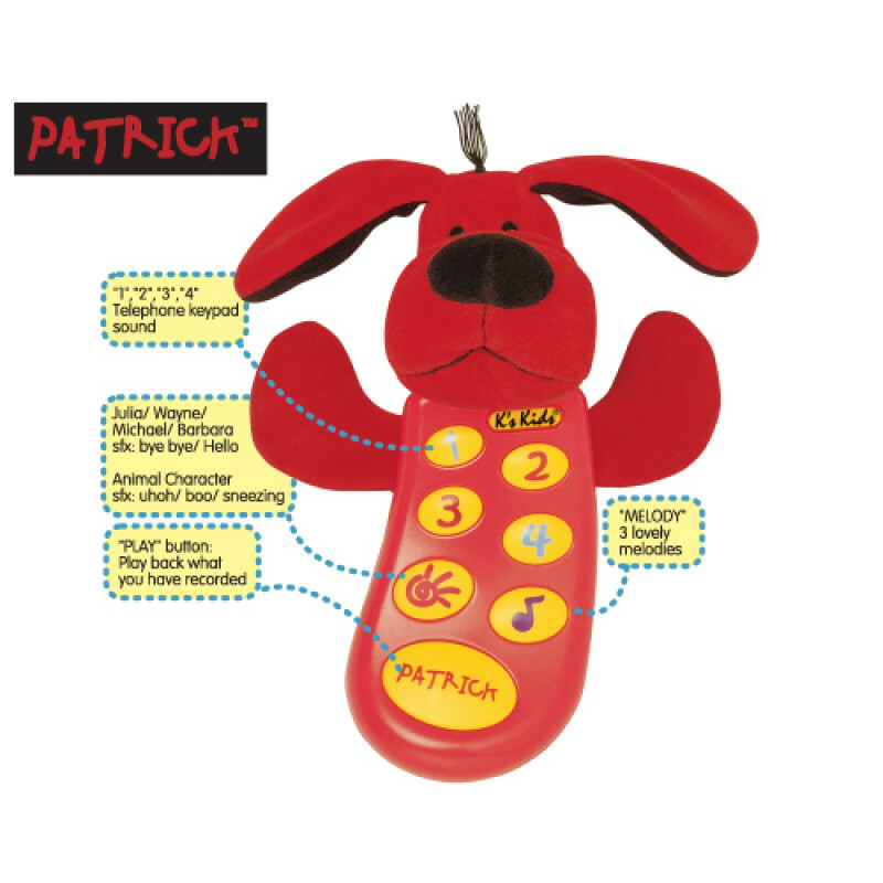 KA10298PB 愛心留言電話 - Patrick (Mom's on the Phone- Patrick)