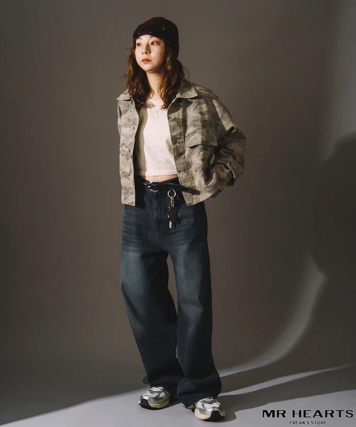 【代購】日本限定🎌｜MR.HEARTS VINTAGE WASH WIDE STRAIGHT DENIM 個性復古水洗寬直筒牛仔褲 3色