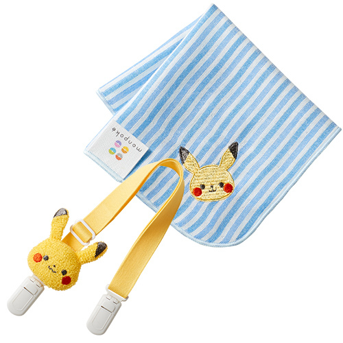 Monpoke - 比卡超手巾仔 夾帶 禮品套裝 (藍色)