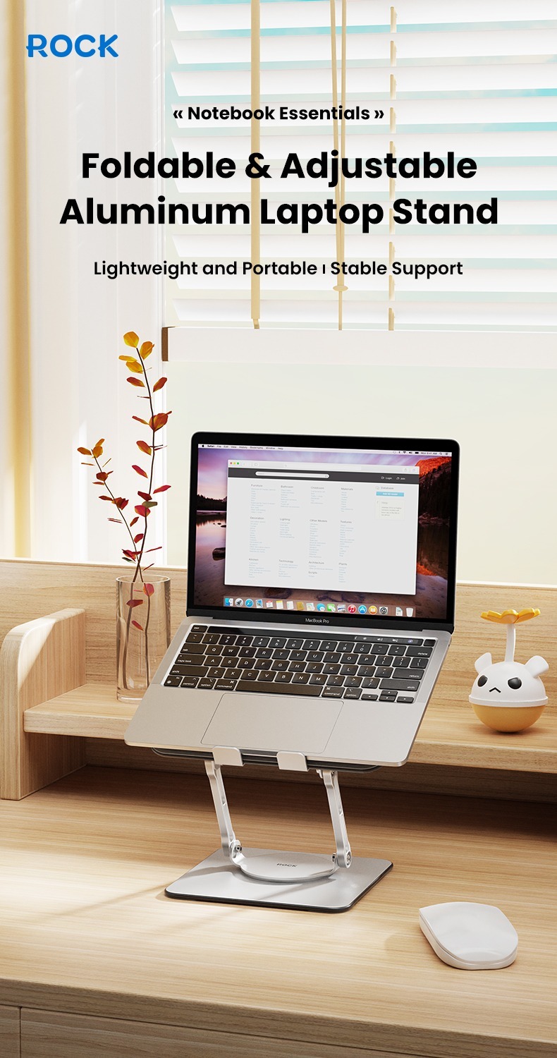 Rock RPH0993 鋁合金360度可折疊支架