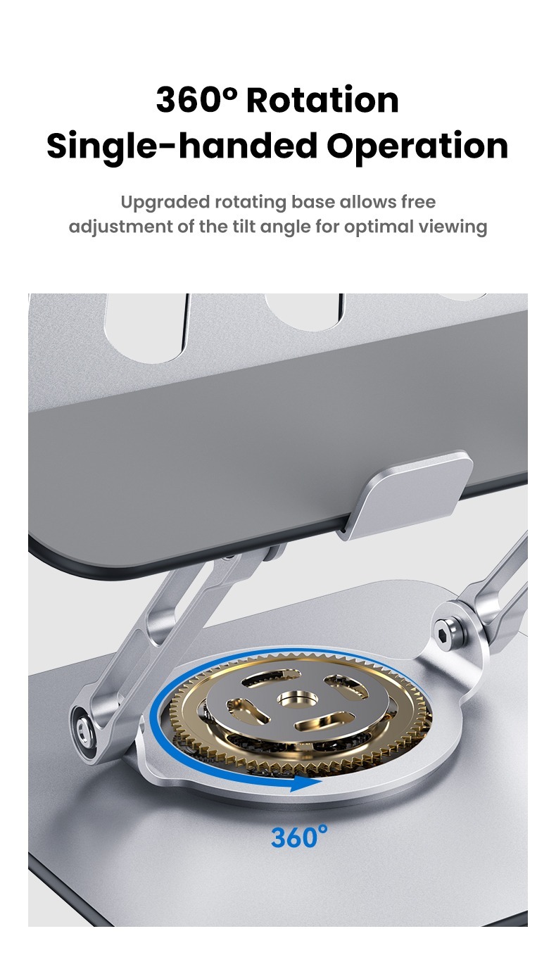 Rock RPH0993 鋁合金360度可折疊支架