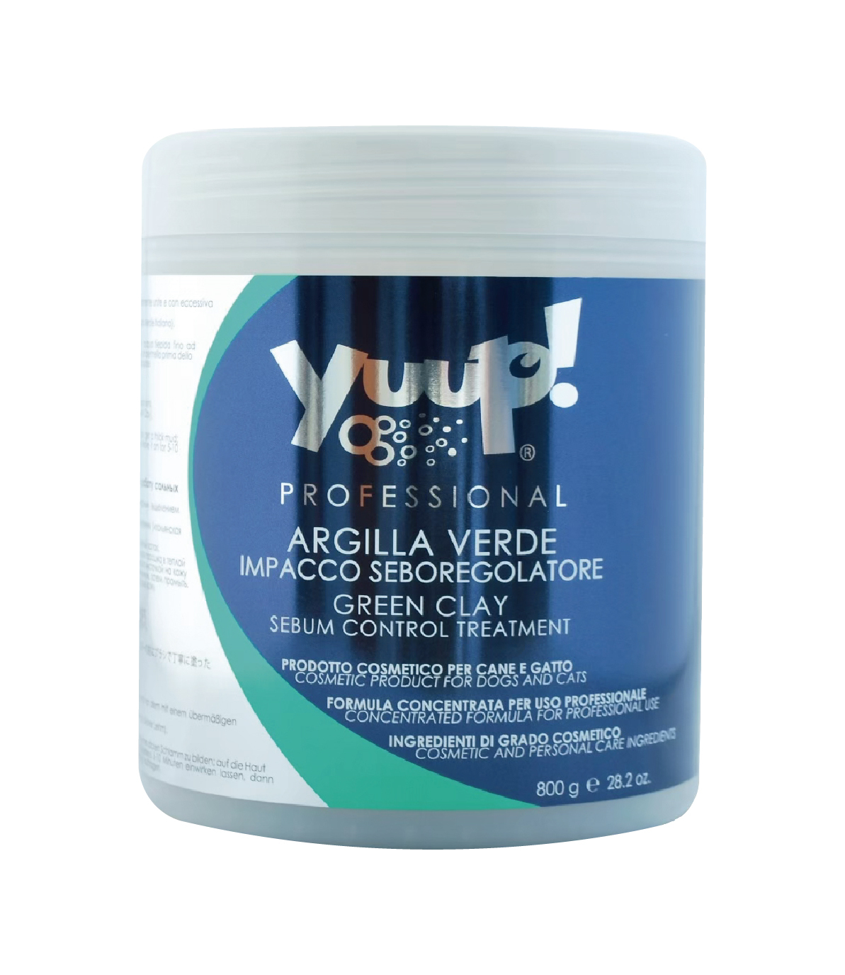 【義大利 Yuup】總代理-優瀑綠泥皮脂回春護毛素800gr 犬貓適用