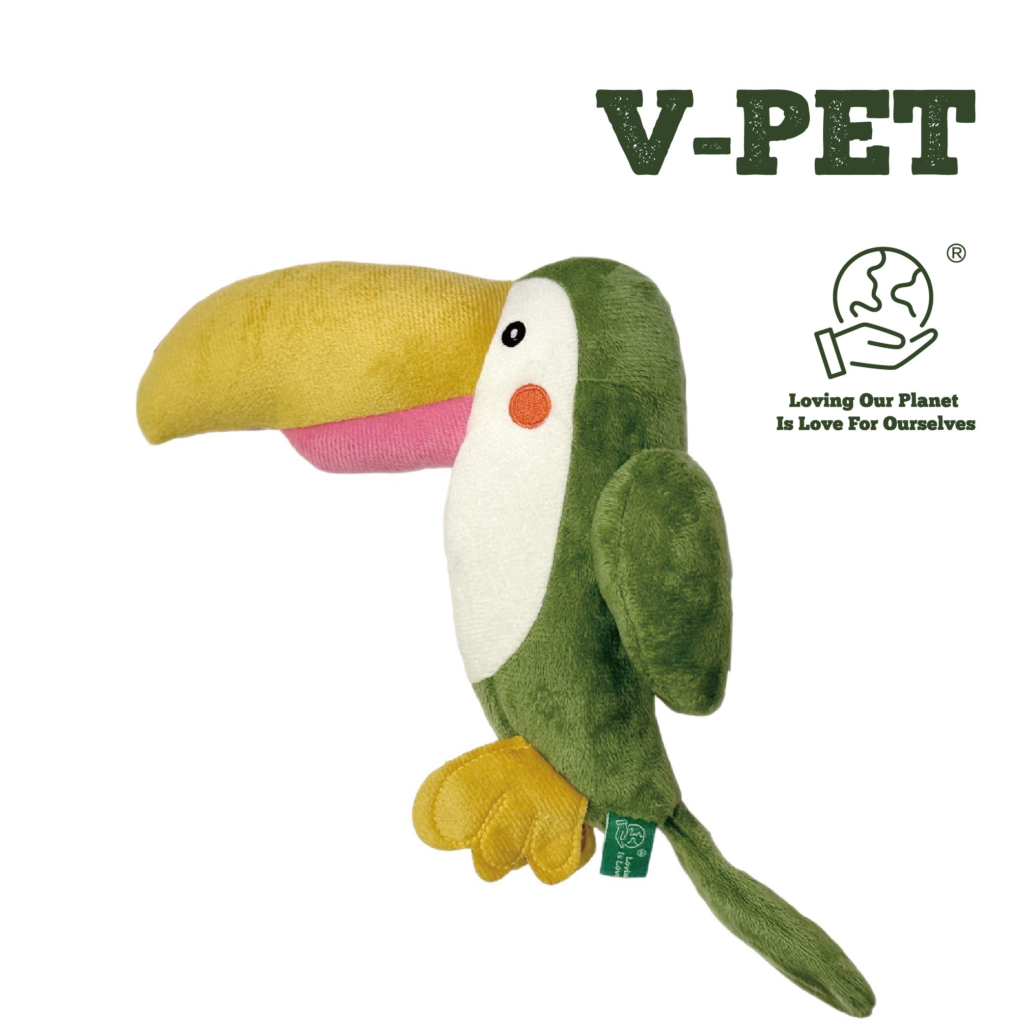 【V-PET寵物無毒玩偶 】狗狗專用_可愛動物系列_耐咬耐磨玩具_共7款