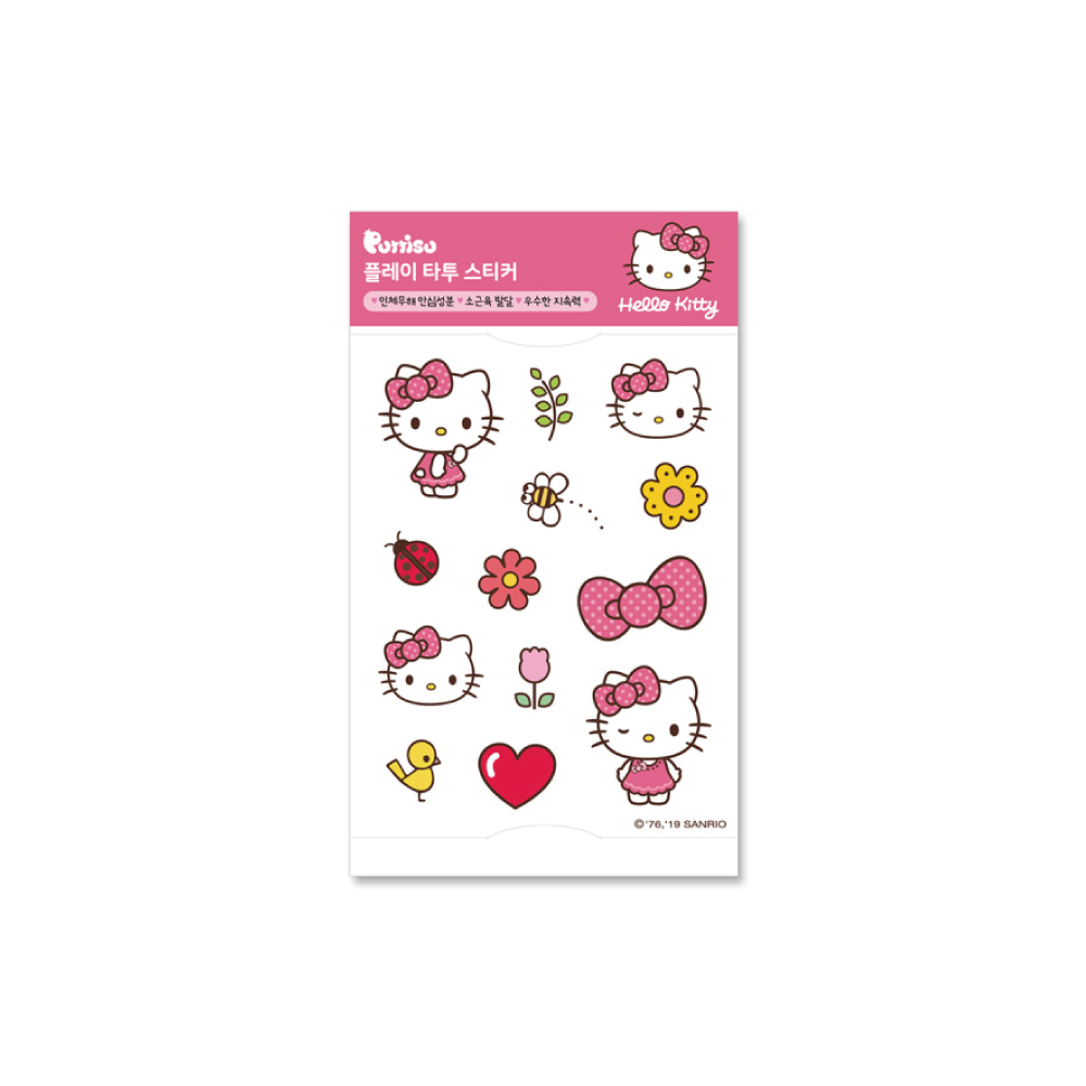 Puttisu Hello Kitty 兒童紋身貼紙