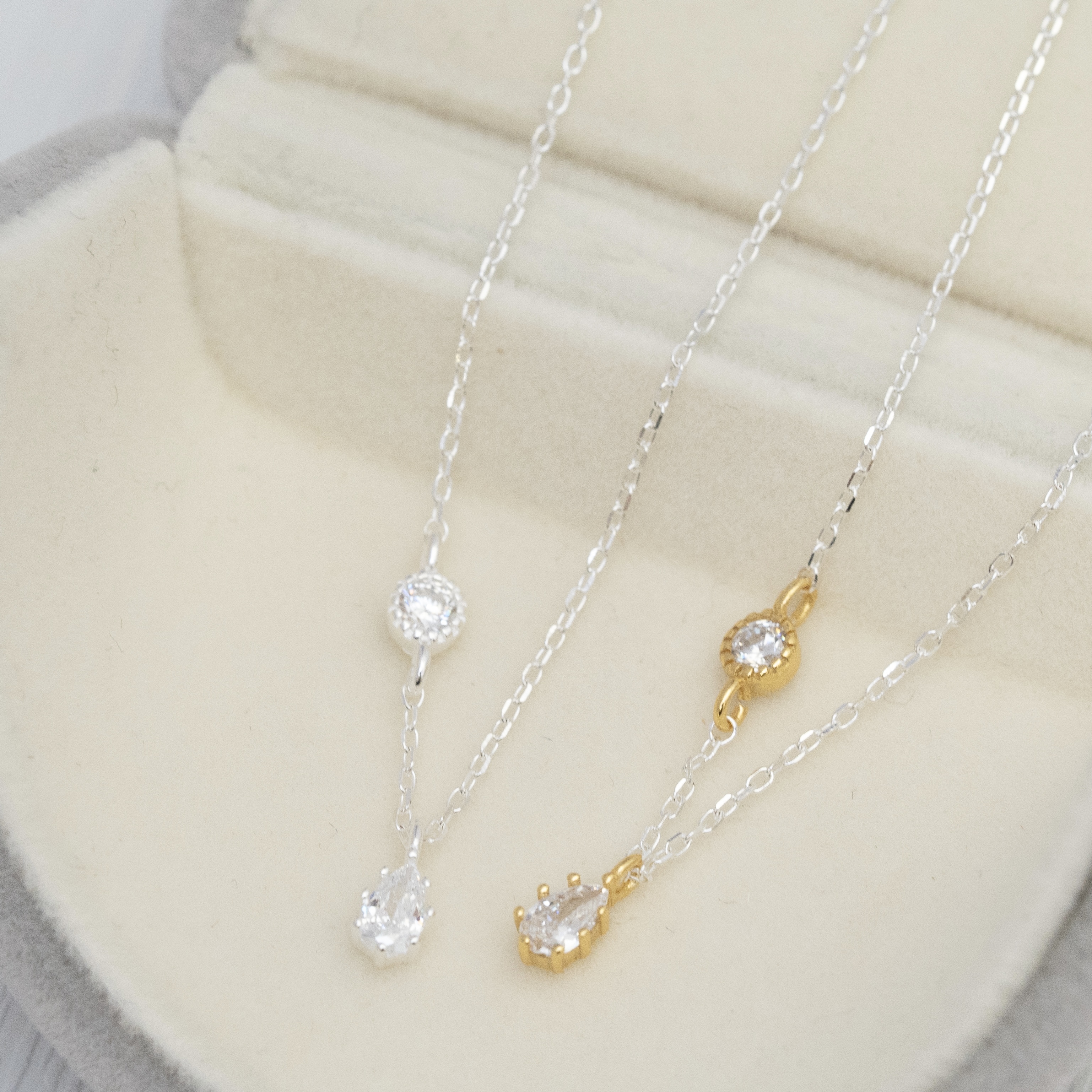 水滴型閃石頸鏈 svn29