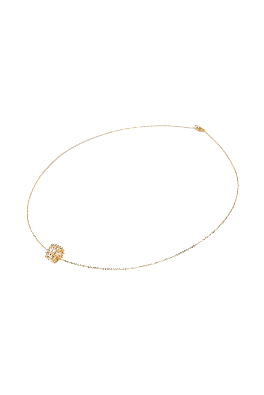 網狀戒指項鍊 金