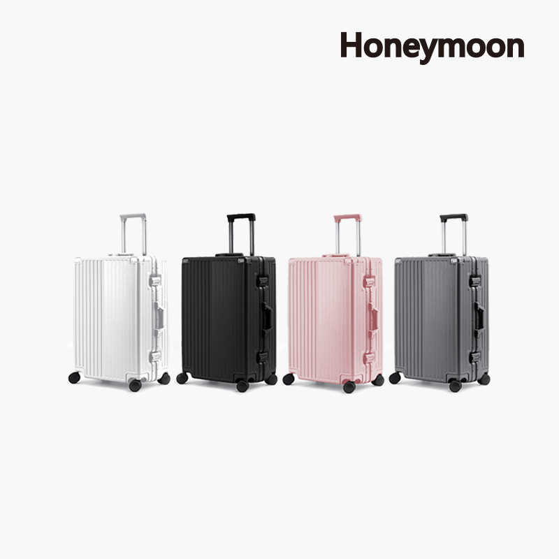 (免運)Honeymoon 多功能杯架USB充電行李箱