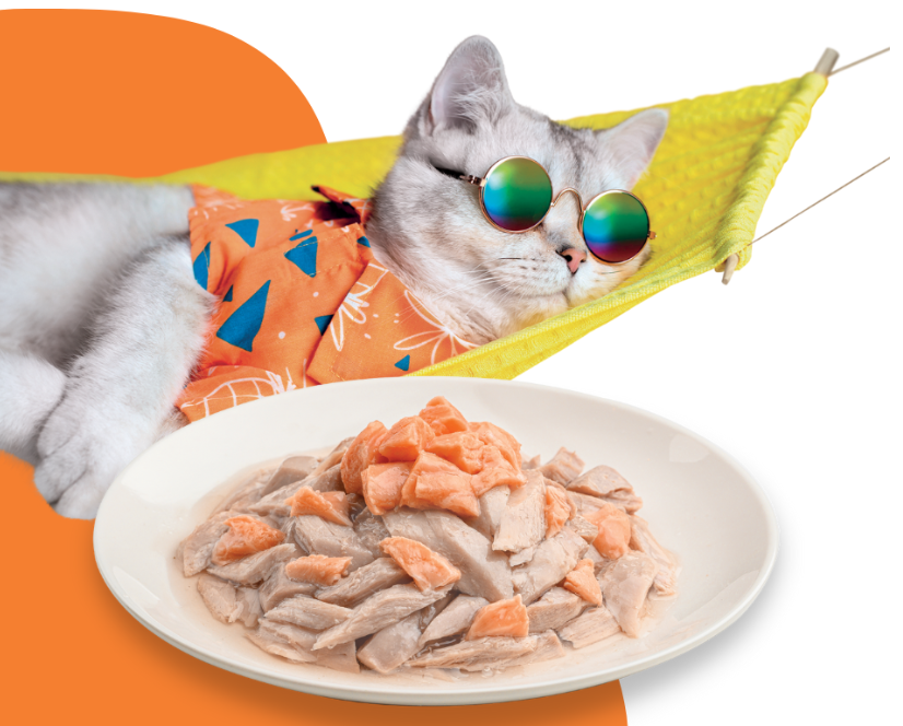 Moochie Meaty Cat Wet Food Tuna & Salmon．70g