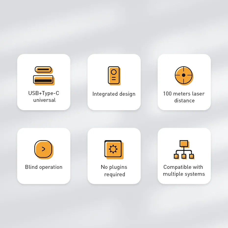 Baseus 搖控無線示範筆 2.4GHz  USB-C