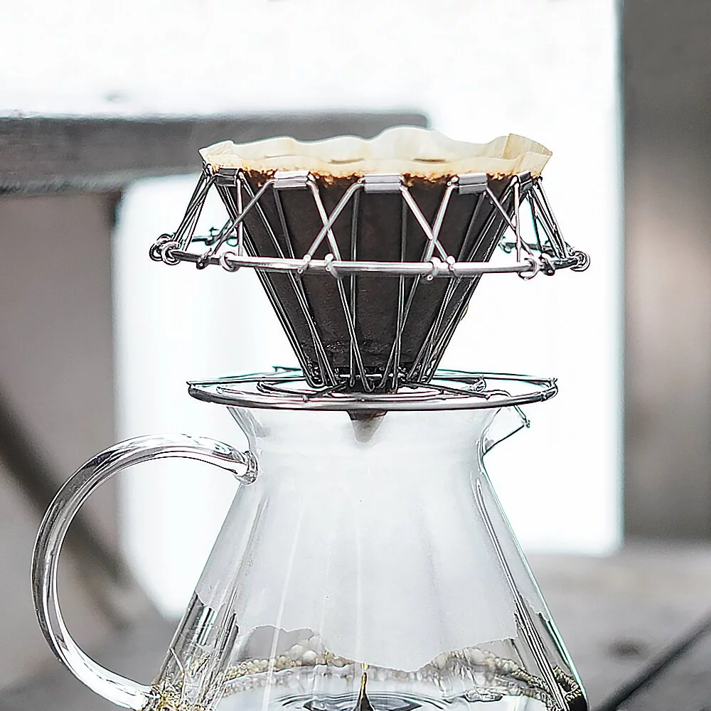 【村宜企業】Driver 可摺疊式濾杯 (錐型)