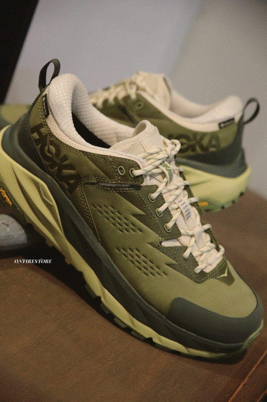 {現貨} HOKA ONE ONE KAHA LOW Gore-Tex Olive