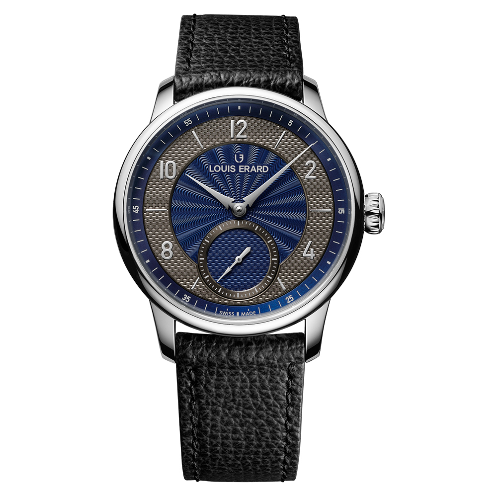 Noirmont Métiers d'art Collection 藝術大師系列｜Petite Seconde Guilloché 39mm anthracite blue