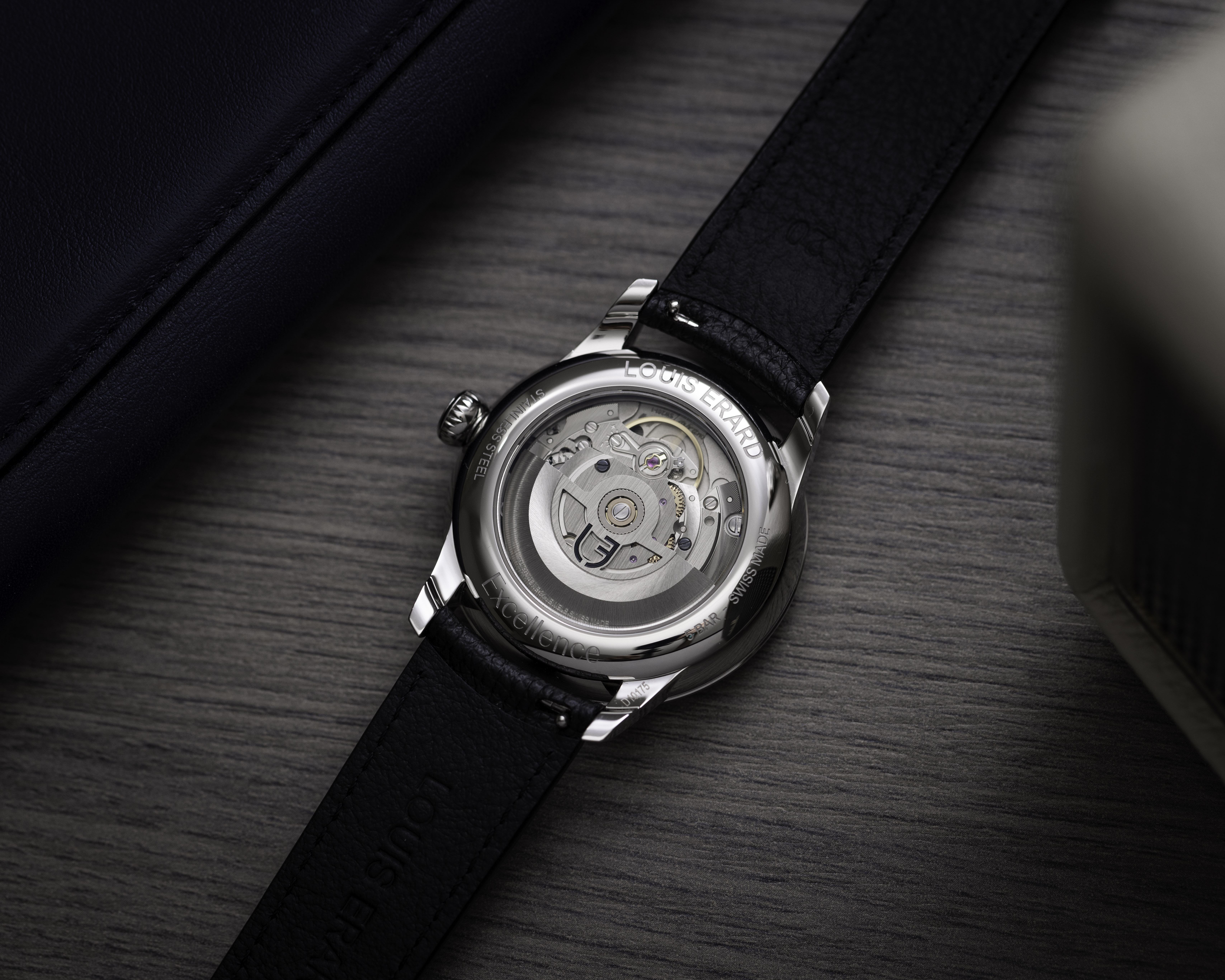 Louis Erard 藝術大師系列｜Métiers d‘Art  Excellence Petite Seconde Guilloché 39mm anthracite blue